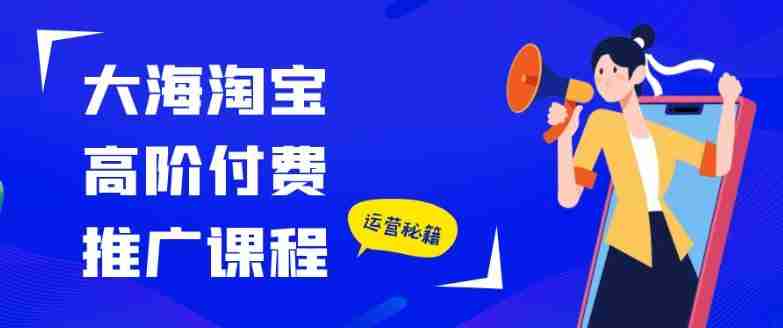 大海淘宝高阶付费推广课程